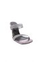 5155-23y Women's Transparent Glittered Banded Heeled Slippers - 2