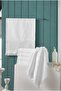 6 Pieces 30X50 Etam's White Canvas with Jacquard Fringe