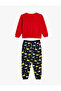 Cotton Pajama Set with Dinosaur Print - 2