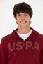 Men's Burgundy Knitted Cardigan 50269394-Vr014 - 2