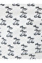 Bow T-Shirt Square Neck Short Sleeve Print Slim Fit - 6