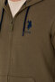 Men's Khaki Knitted Cardigan 50269401-Vr027 - 7