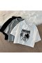 LAGOM FASHION Gothic Devil رقبة بولو قصيرة