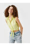 Shirt Collar Undershirt with Waist Tie - 2