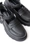 745-771 Black Women's Daily High-Sole Loafer Shoes - 3