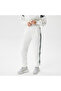 Women's Slim Fit Color Blocked White Sweatpants - 3