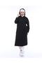 Atlas Hooded Long Plain Basic Sweatshirt - 03007.003 - Black - 7