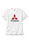 Mitsubishi Logo White T-Shirt