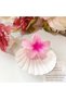 Lotus Flower Shiny Latch Clasp Set of 4 Yellow, Blue, Pink, Purple - 3