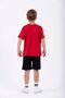 Text Printed Red Color Boys' Sortlu Suit - 4