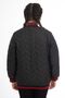 Girl's Black College Collar Lined Water and Windproof Zippered Pocket Coat Jacket - 3