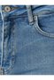Spanish Dark Blue Flare Leg Denim Trousers High Waist Spanish Jeans Gathering - 3