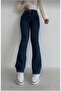 Olivier Dark Blue Flare Jeans High Waist Flare Jeans Comfortable (Extra Comfortable) Drv - 3