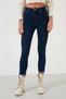 Montpellier Women's Dark Blue High Waist Ankle Length Skinny Lycra Jeans Pantalon - 2