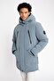 Water Repellent Zipper Hooded Parka - Double Pocket A1310Ax23Wn - 4