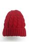 Light Red Knitwear Knitted Women's Beanie-Hat - 2