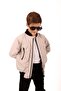 سترة بومبر للأولاد باللون البيج - 5