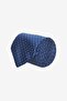 Navy Blue-grey Patterned Men's Tie
