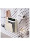 Skadıs 3 Piece Set 3 Multi-Purpose Steel Panel Pieces White Storage Baskets - 4
