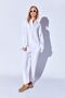 Optical White Relaxed Fit Muslin Trousers |   Edi100667011-7012 - 6