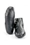 Unisex Black Color Genuine Calf Leather Socks - 3