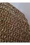 Gold Straw Colored Large Handle Beach Bag Hand Knitted - 7