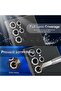 Galaxy S23 Ultra Compatible 9H Camera Protector Ultra Thin Metal Frame Silver [Set of 5] - 3