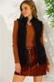 Women's Fur Welsoft Flat Collar Vest - 5