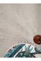 Light Brown Soft Linen Tablecloth(K) - 5