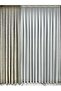 Stone Color Background Curtain - Gray Detailed, Single Wing, 1/3 Close Pleat - 2