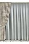 Velar Soft Cream/Milk Coffee Background Curtain Single Wing 1/3 Frequent Pleat - 4