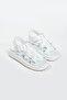 White Genuine Leather Women's Sandals - 3