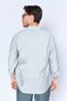 Painting Gray Modal Soft Textured Comfortable Cut Long Sleeve Men's Shirt Ee100128254-8254 - 6