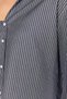 Black Asymmetrical Long Sleeve Striped Shirt |   Ek1000169141-9141 - 7