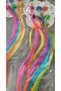 Hairpiece Hairpin with 6 Colored Hair - 3