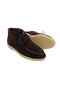 Real Leather Brown Suede Lace-Up Comfortable Daily Women's Boots - 3