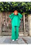 Basic Balloon Sleeve Knit Set - 3