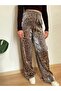 Leopard Shiny Trousers - 6
