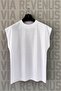 Wild Bear Back Printed White Zero Sleeve Sport Tshirt and Black Shorts Sport Set - 2