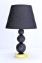 Metal Leg Conical Fabric Night Lamp - Lampshade Decorative - 3