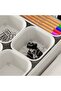 Nojig Beige 10x10x5 Cm Box Paper Clip Holder Organizer Desktop Drawer Storage Box - 5