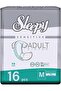 Hypoallergenic Medium Adult Diapers|16 pcs|Unisex|Odour Control|85-125cm|Adjustable