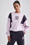 Oversize Crew Neck Printed SweAtshirt - A5809ax23au - 3