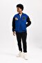 Oversize College Collar Zippered Bomber Cardigan - Back Printed with Pockets A7258Ax23Au - 6