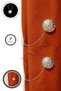 Curtain Buckle-Curtain Latch-Magnetic Curtain Holder (Gold Sun 2 Pieces) - 3