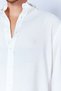 White Modal Soft Textured Comfortable Cut Long Sleeve Men's Shirt Ee100128254-8254 - 4