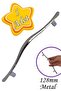 Duck Handle Chrome 128 mm Handle Furniture Kitchen Cabinet Drawer Cabinet Door Handle Handle Metal Handle(5Pcs)