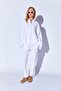 Optical White Relaxed Fit Muslin Trousers |   Edi100667011-7012 - 7