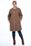 Women's Brown Boucle Coat - 2