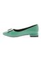 2802-23y Women's Pointed Toe Ballet Flats with Metal Square Buckle - 3